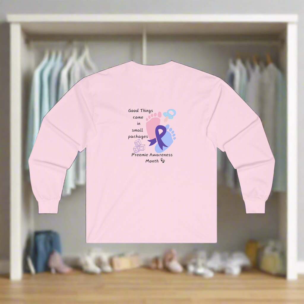 Preemie Awareness Prematurity Awareness Unisex Ultra Cotton Long Sleeve Tee