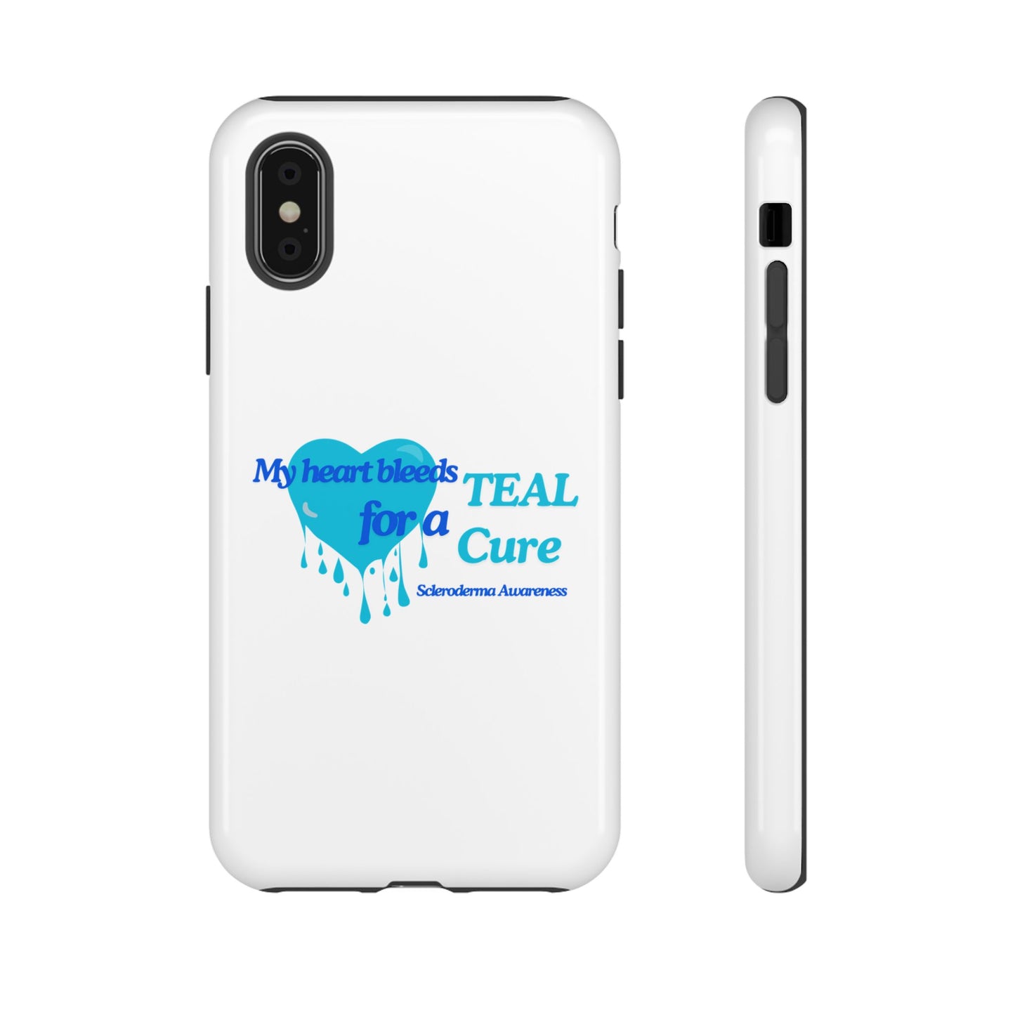 Scleroderma awareness tough iPhone case