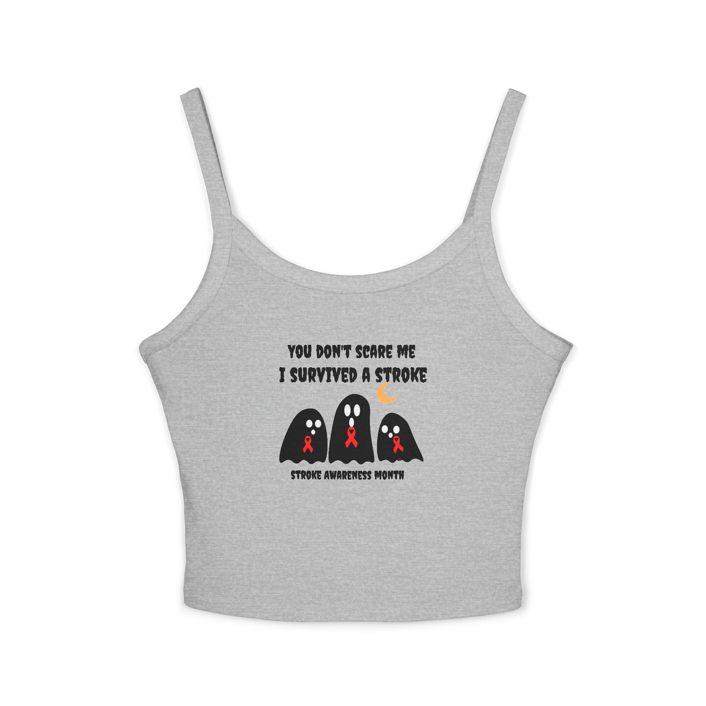 Stroke Awareness Halloween Women's Spaghetti Strap Tank Top