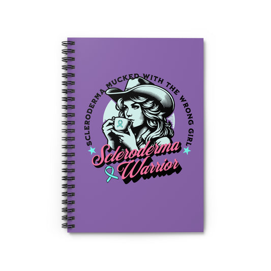 Scleroderma Warrior Spiral Notebook - Ruled Line