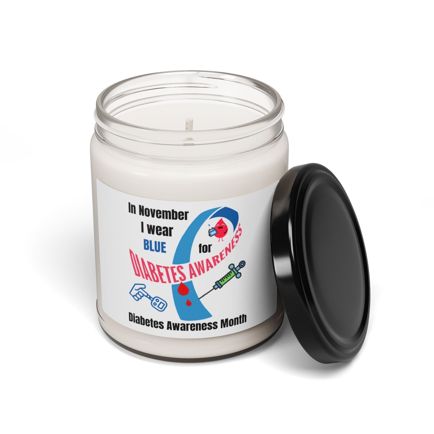 Diabetes Awareness Scented Soy Candle, 9oz