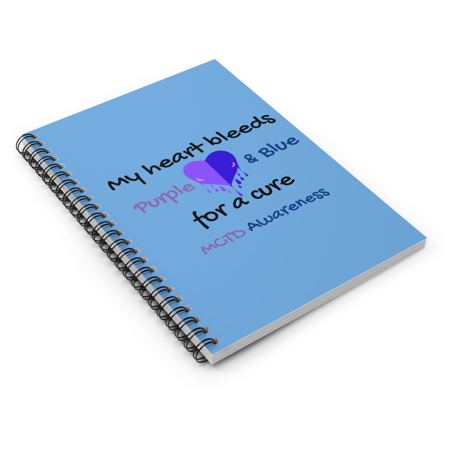 MCTD Awareness Spiral Notebook - Ruled Line