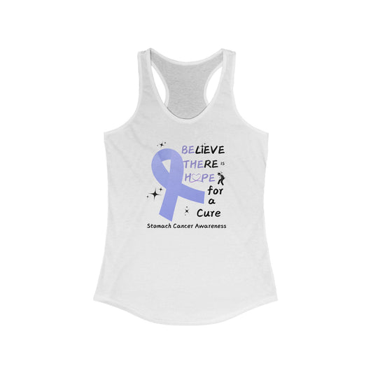 Stomach Cancer Awareness Women's Racerback Tank