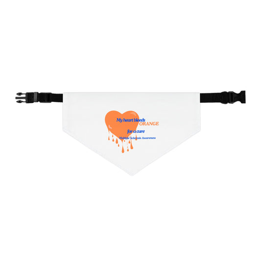 Multiple Sclerosis Awareness Pet Bandana Collar