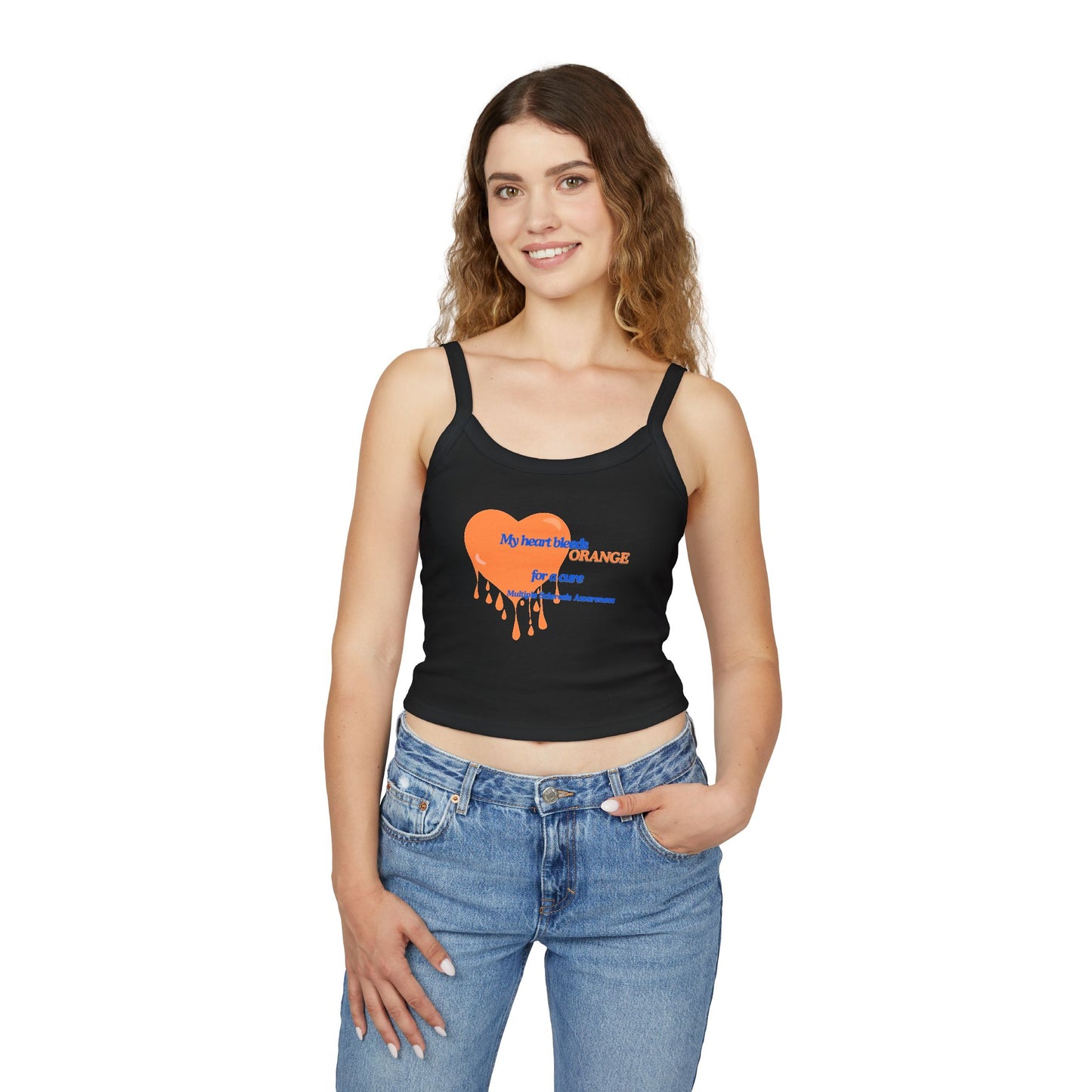 Multiple Sclerosis Awareness Women's Spaghetti Strap Tank Top