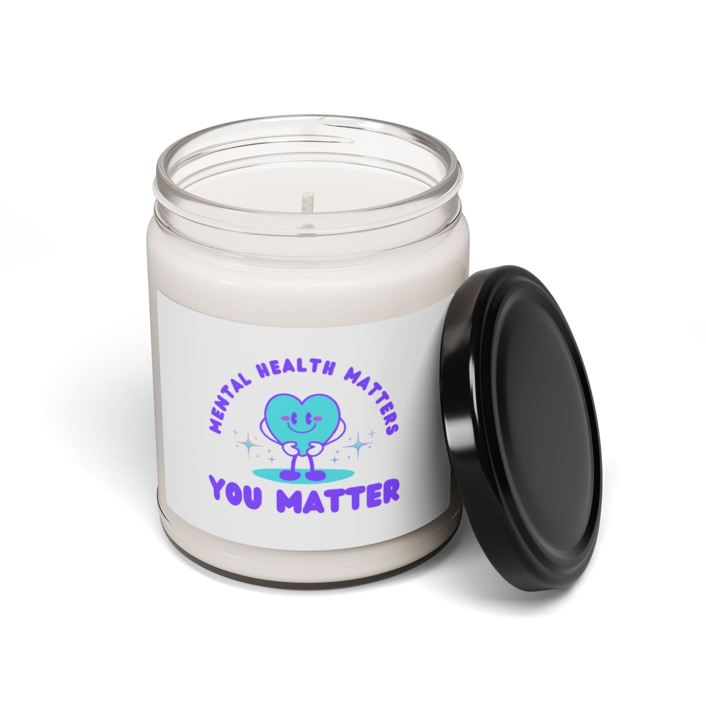 Scented Soy Candle, 9oz Mental health awareness you matter