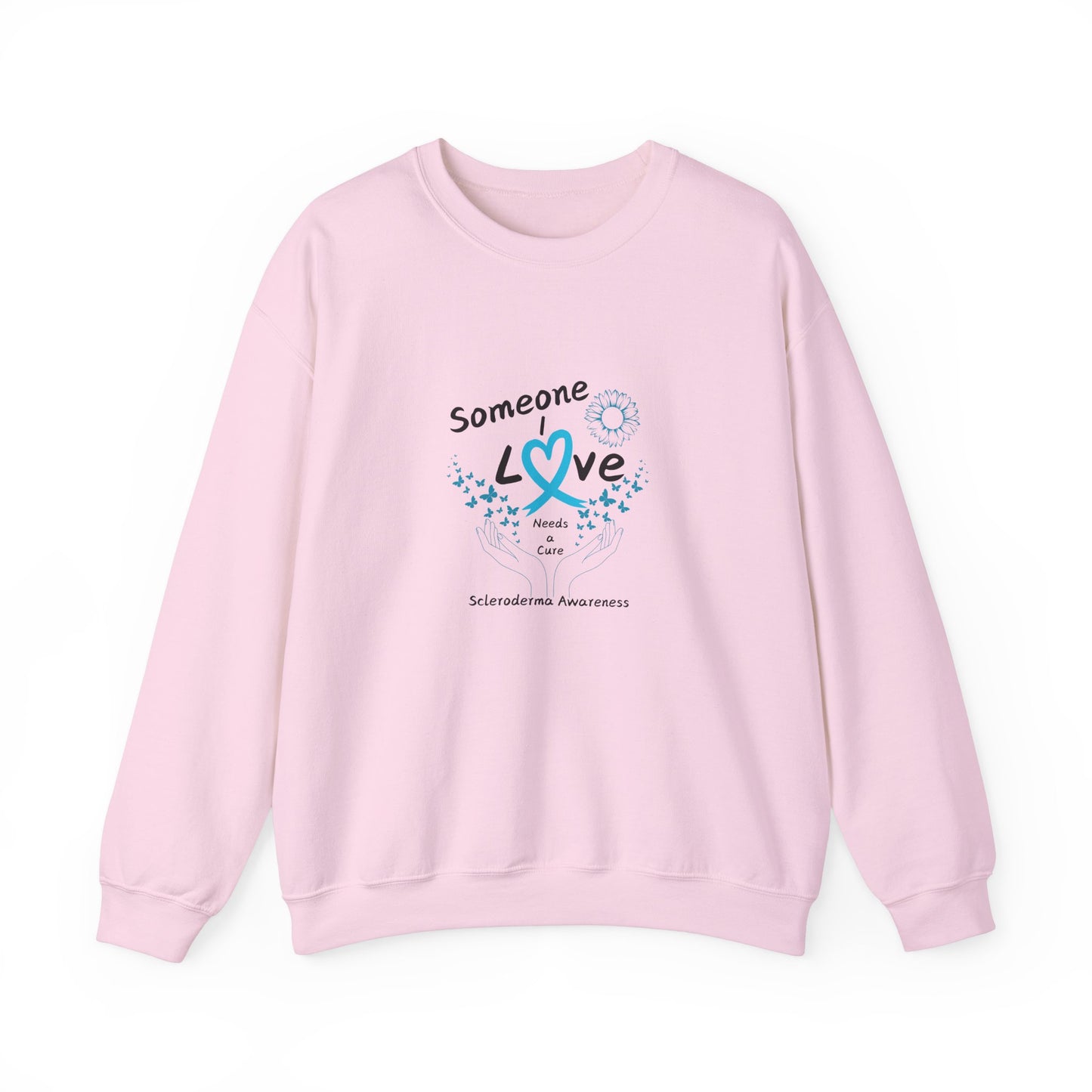 Scleroderma Awareness Unisex Heavy Blend™ Crewneck Sweatshirt