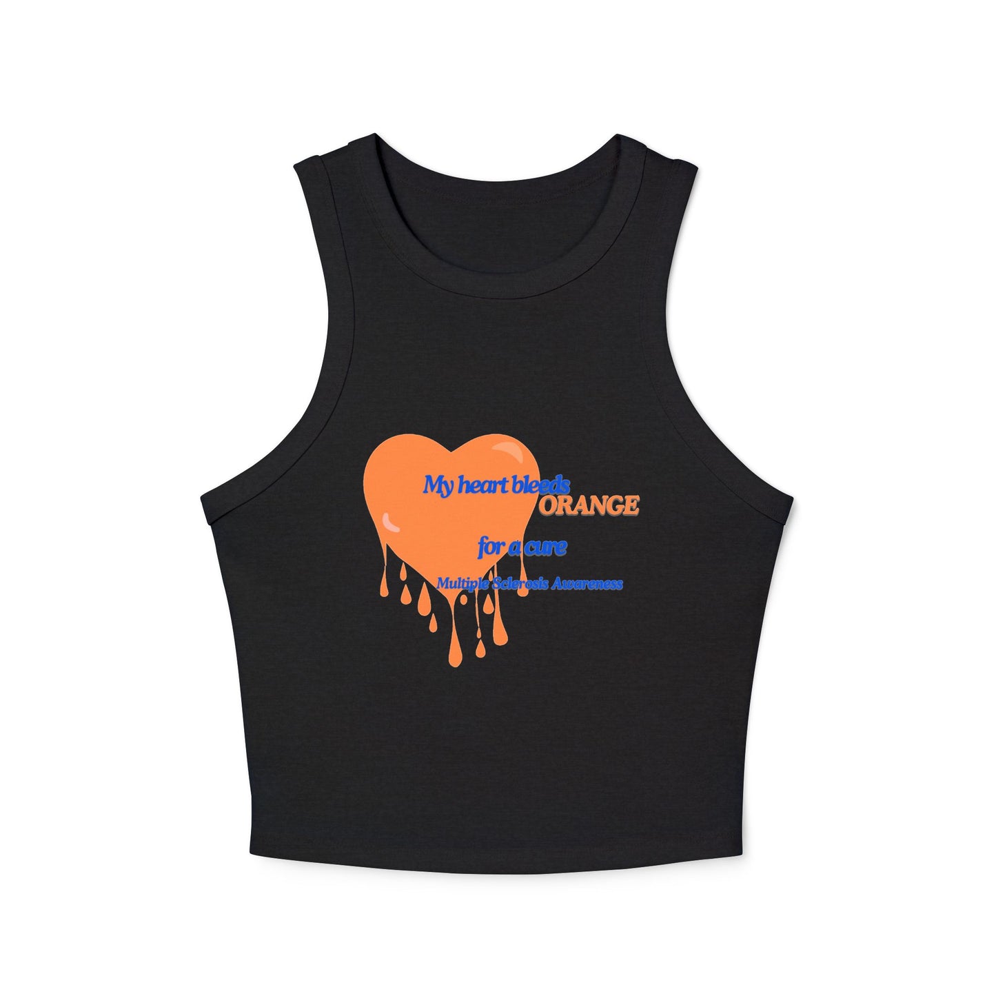 Multiple Sclerosis Awareness Women's Micro Rib Racer Tank Top