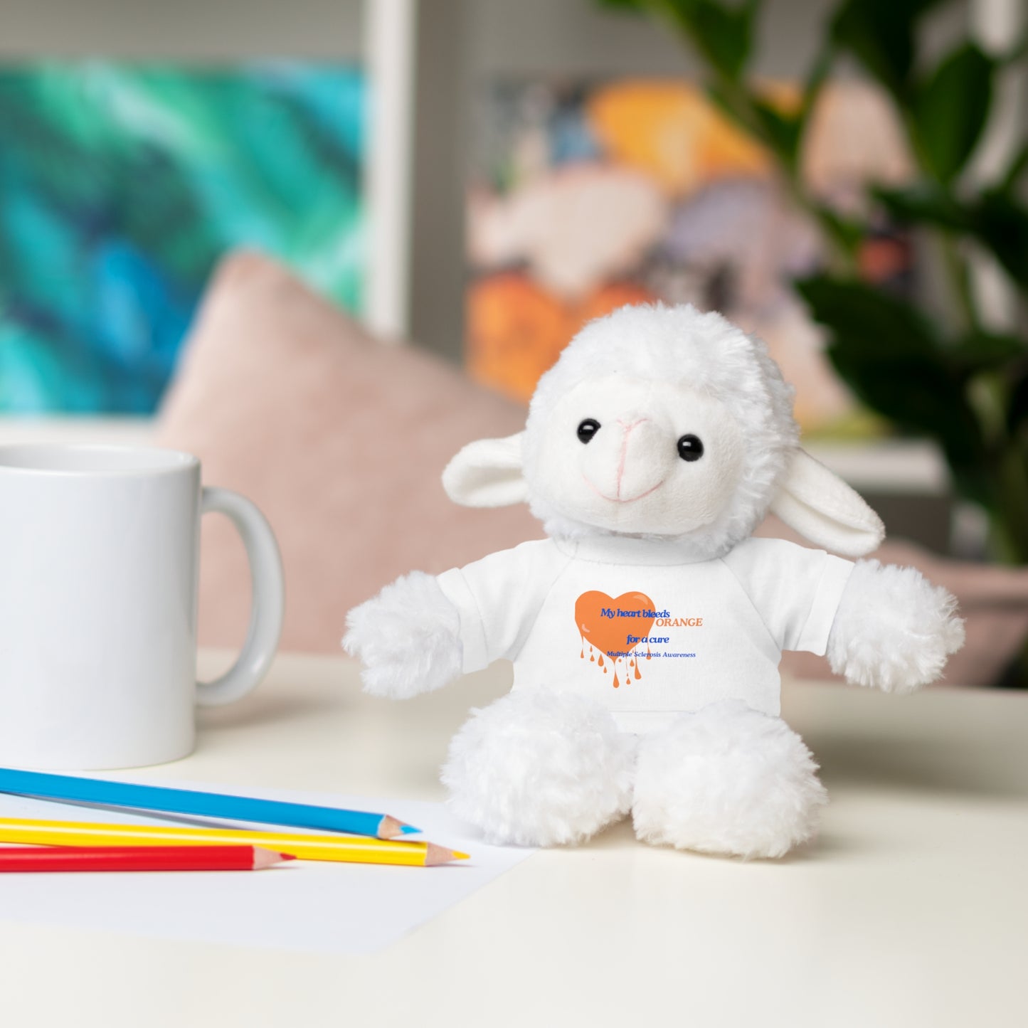 Multiple Sclerosis Awareness Stuffed Animals with Tee