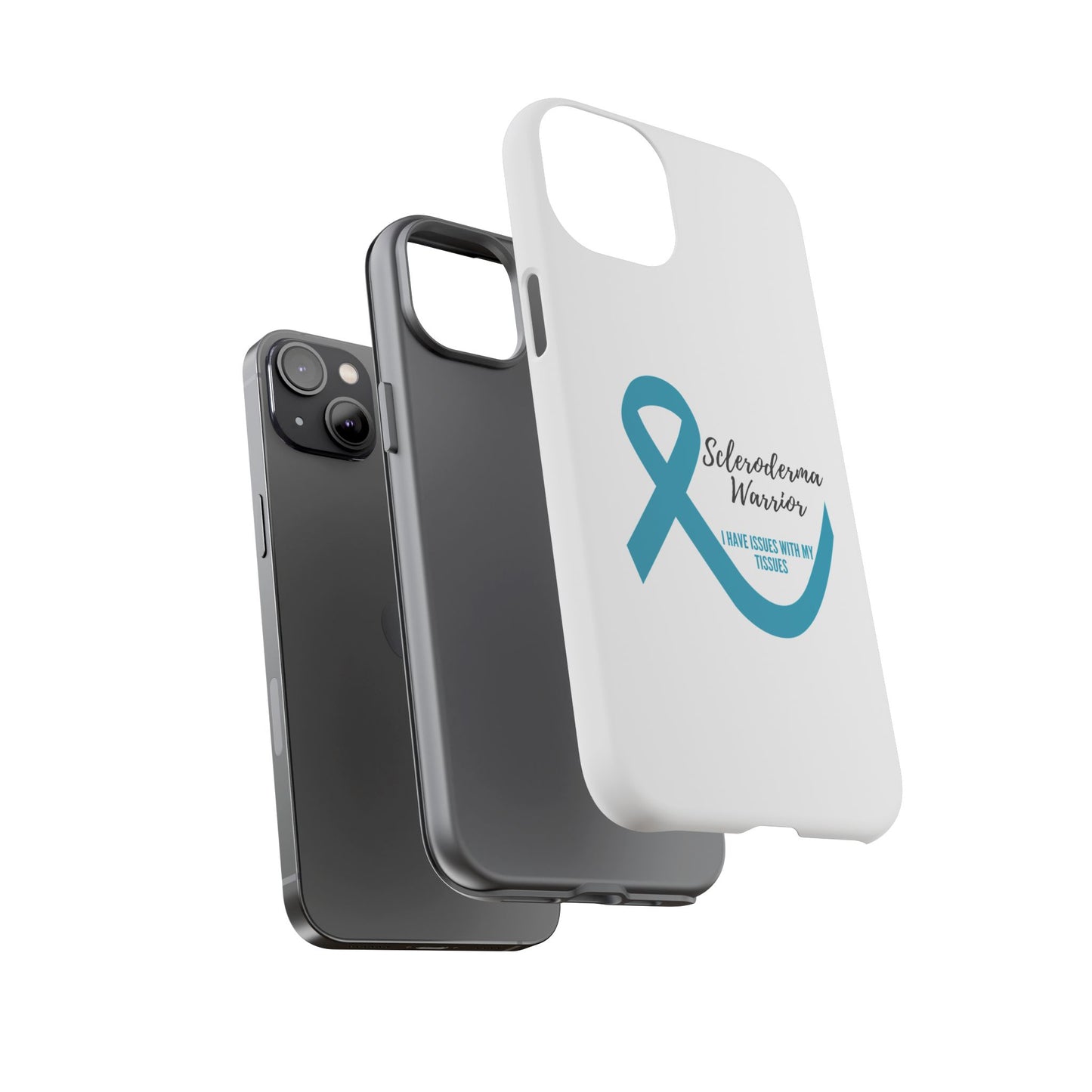 iPhone scleroderma warrior tough phone Cases