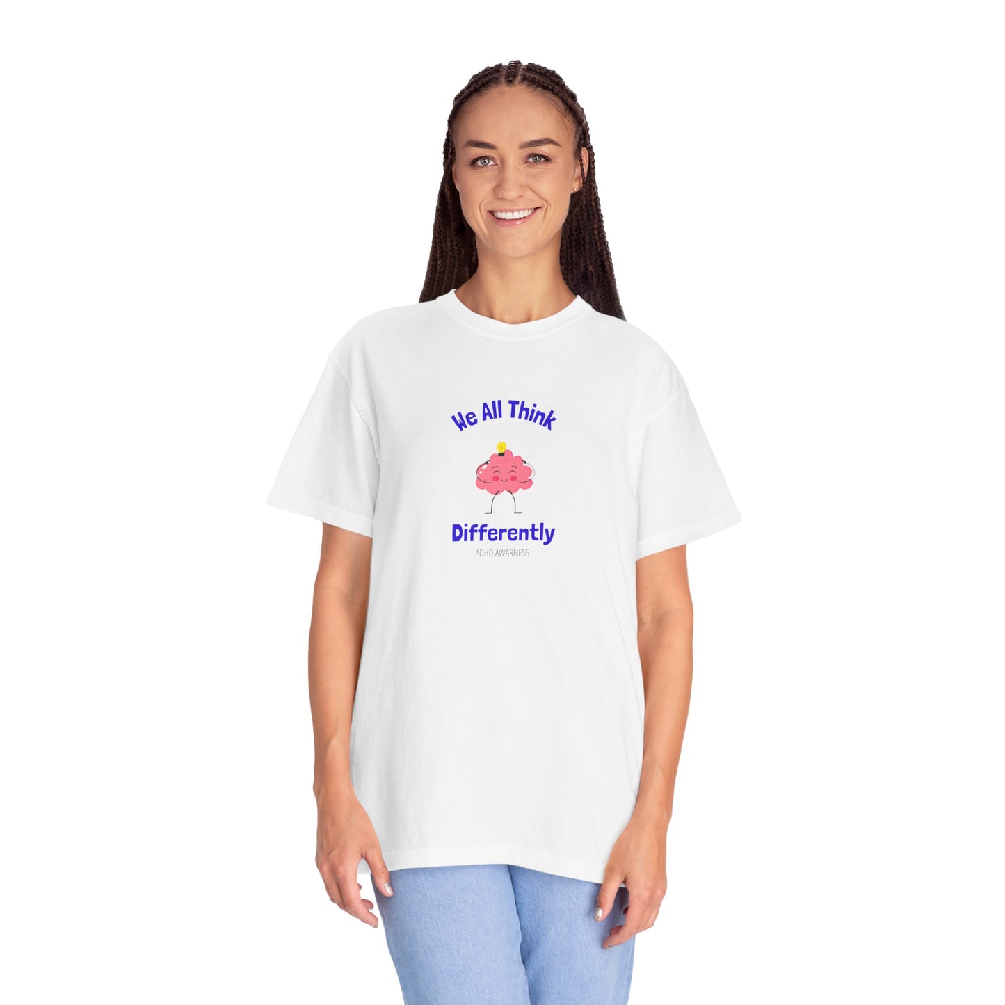 Unisex T-shirt ADHD awareness we all think differently