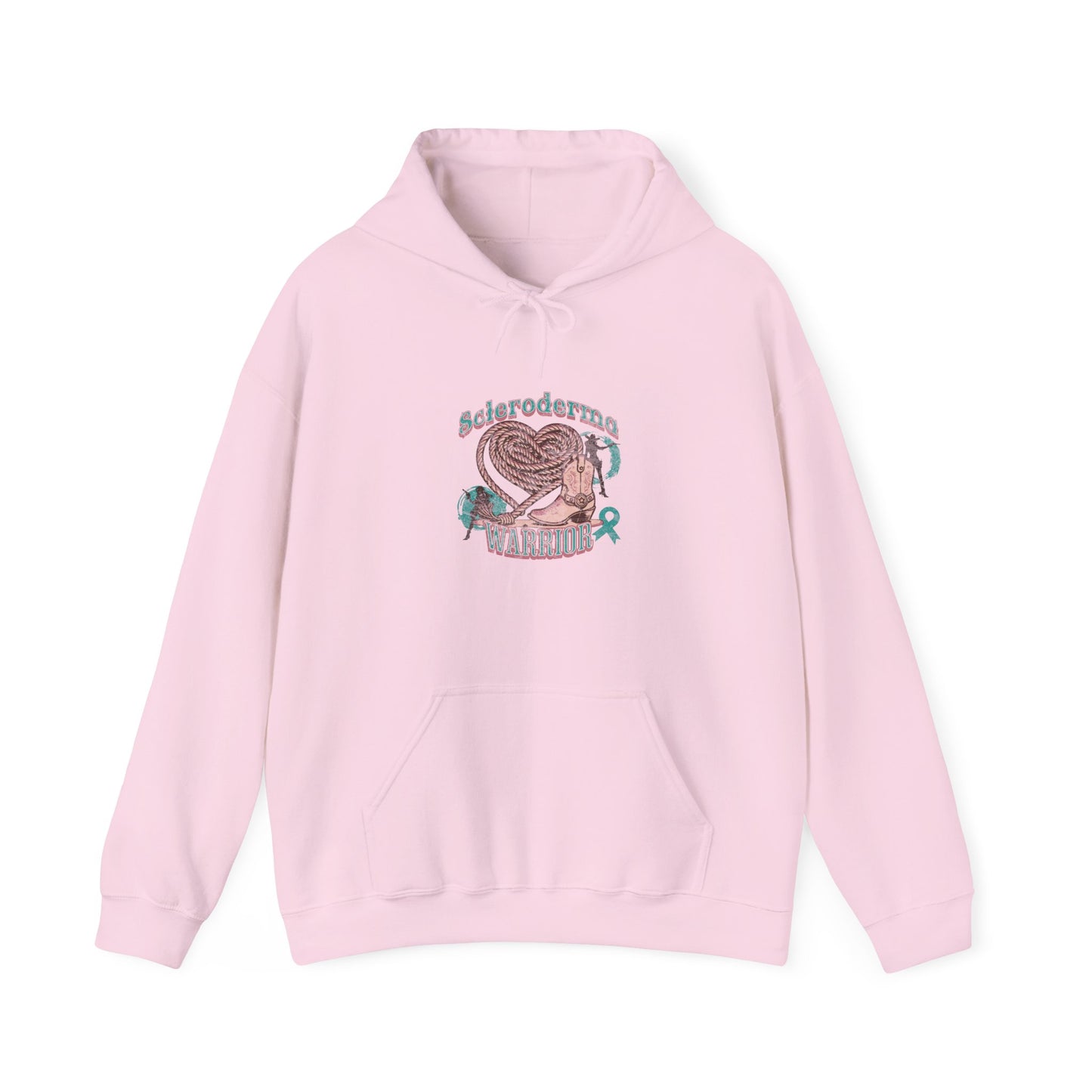 Scleroderma Warrior Valentine Western Themed Unisex Hoodie Hooded Sweatshirt