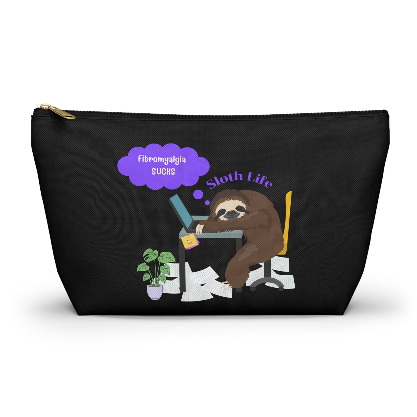 Fibromyalgia Sucks Accessory Pouch Makeup bag travel purse