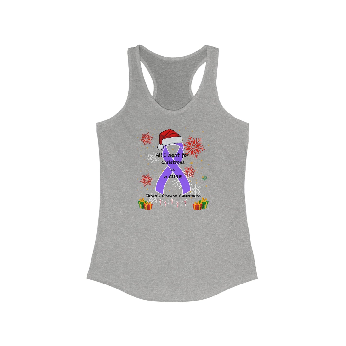 Chron's Disease Awareness Women's Ideal Racerback Tank