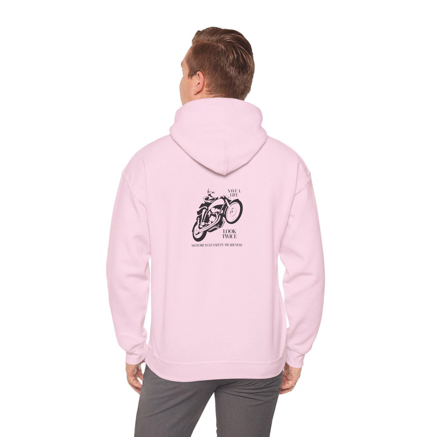 Motorcycle Safety Awareness Unisex Hoodie Hooded Sweatshirt