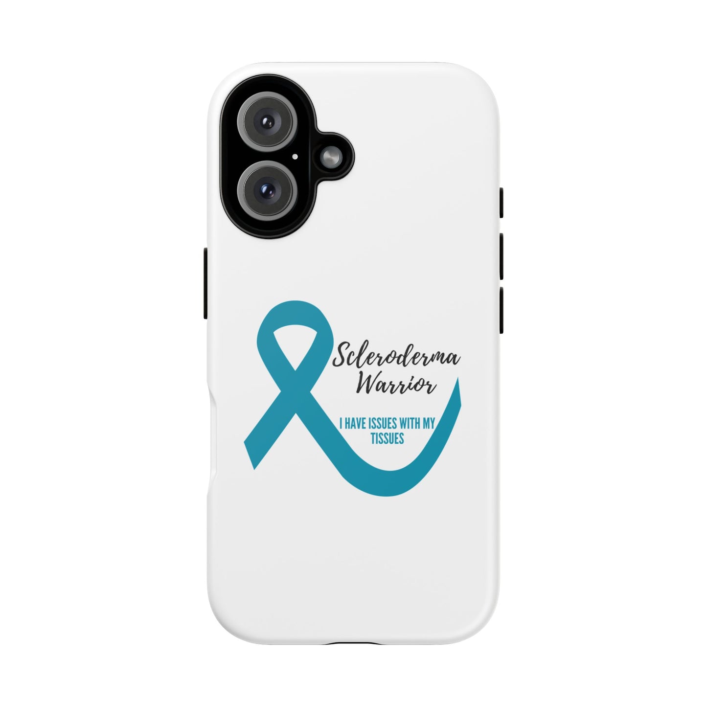 iPhone scleroderma warrior tough phone Cases