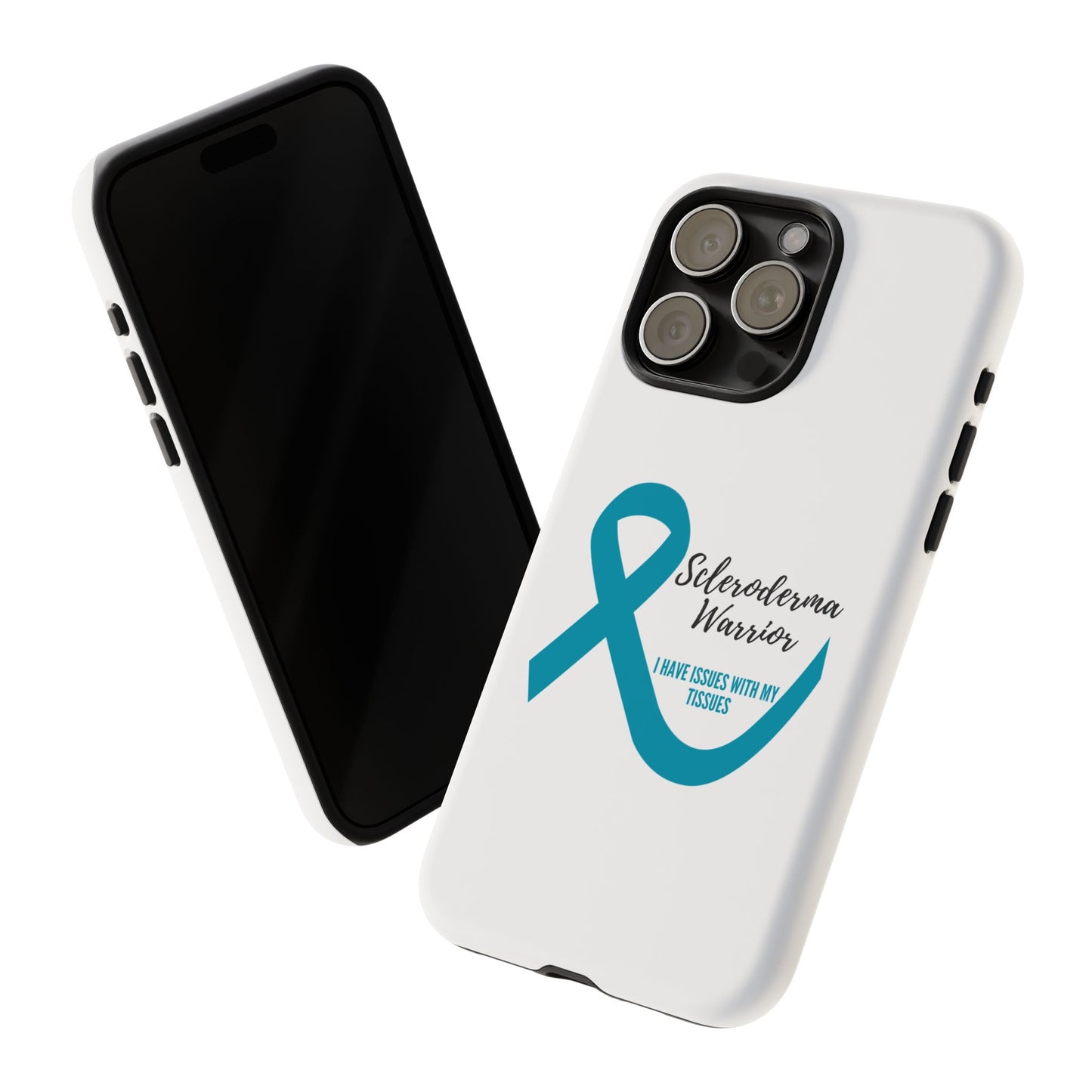 iPhone scleroderma warrior tough phone Cases