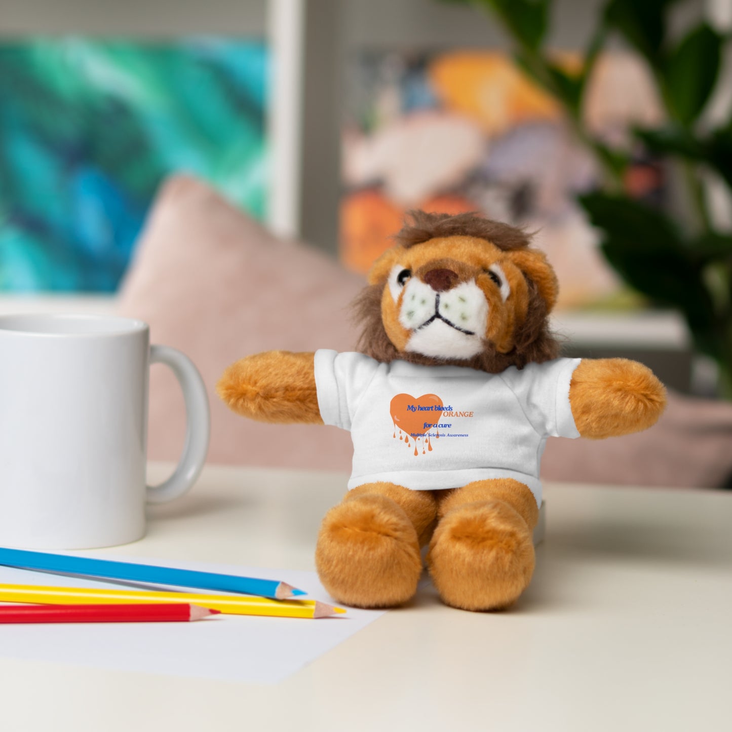 Multiple Sclerosis Awareness Stuffed Animals with Tee