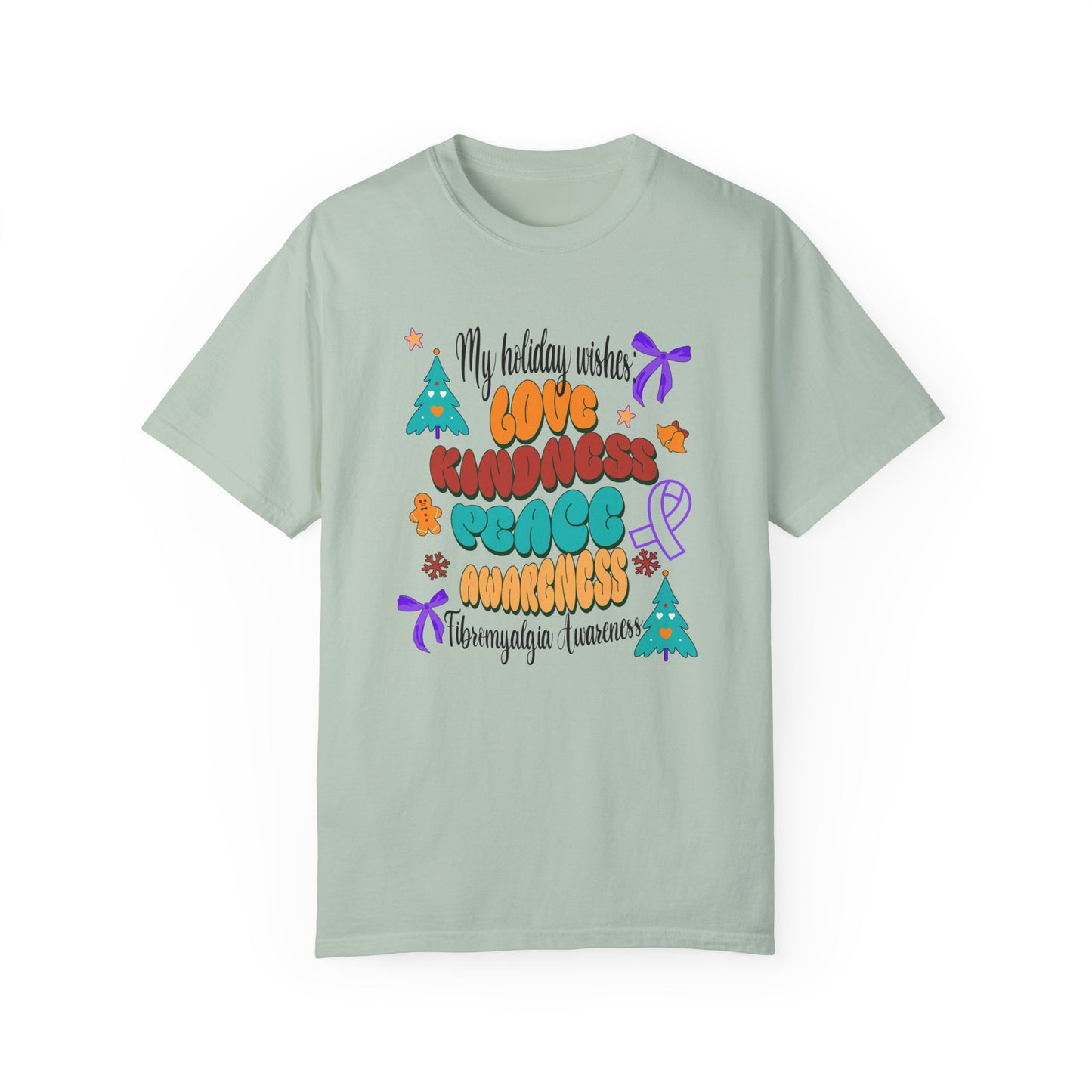 Fibromyalgia Awareness Holiday Wishes Unisex T-shirt