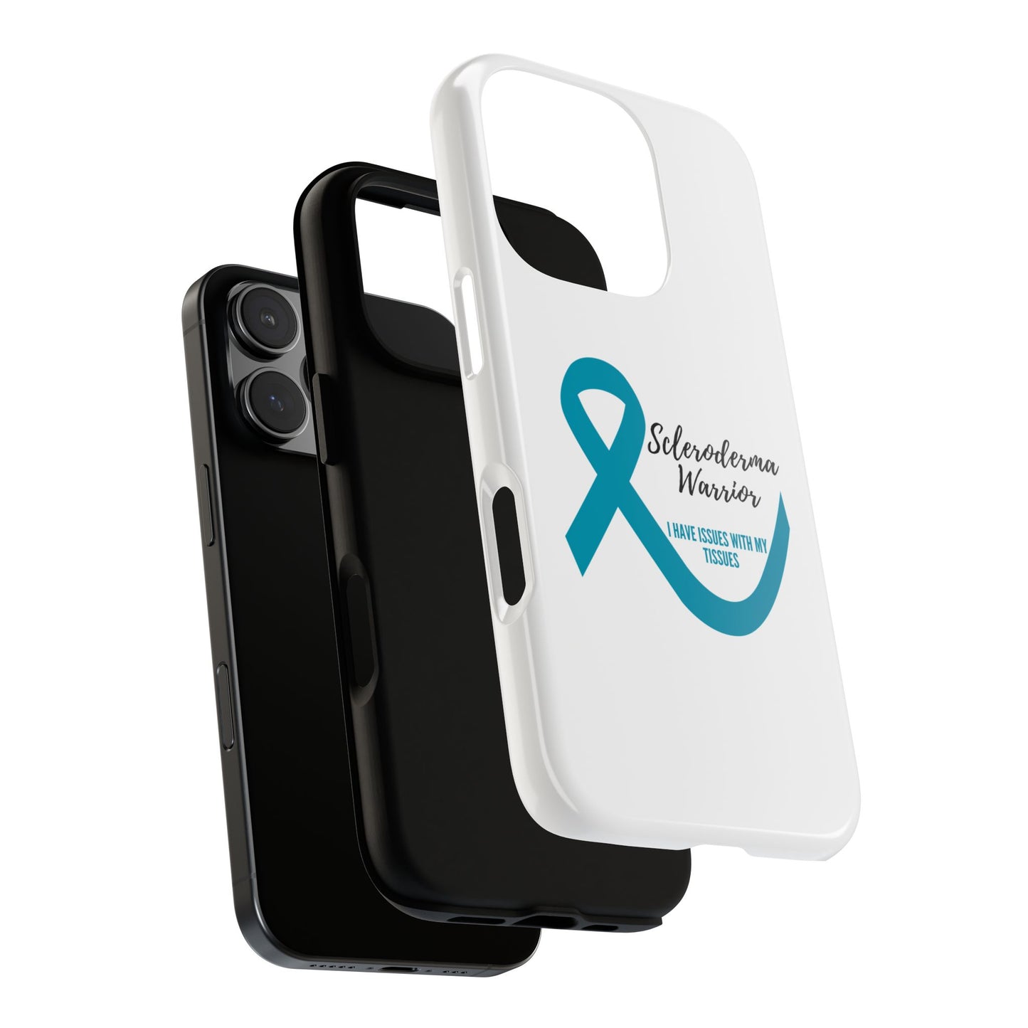 iPhone scleroderma warrior tough phone Cases