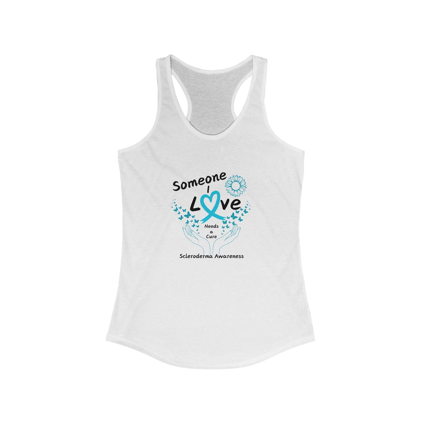 Scleroderma Awareness Women's Racerback Tank