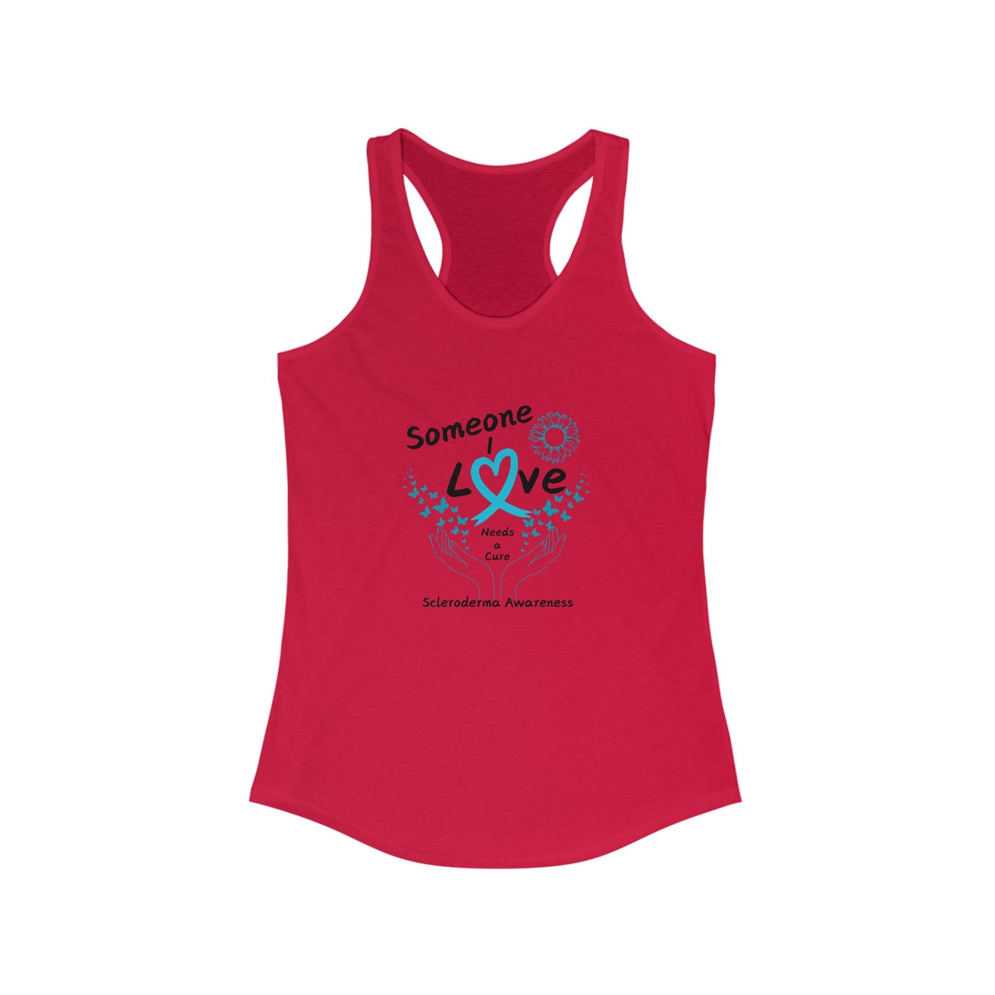 Scleroderma Awareness Women's Racerback Tank