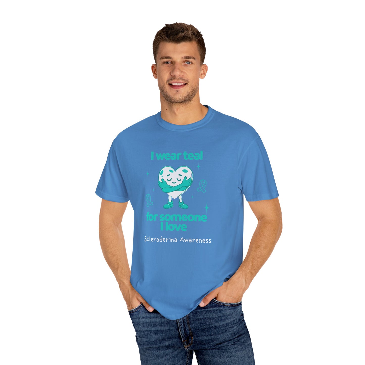 Scleroderma Awareness I Wear Teal for Someone I Love Unisex T-shirt