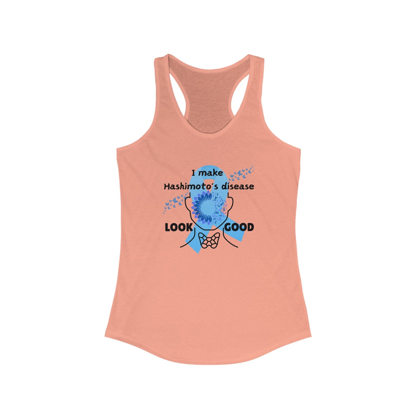 Women's Hashimoto's Disease Awareness Racerback Tank