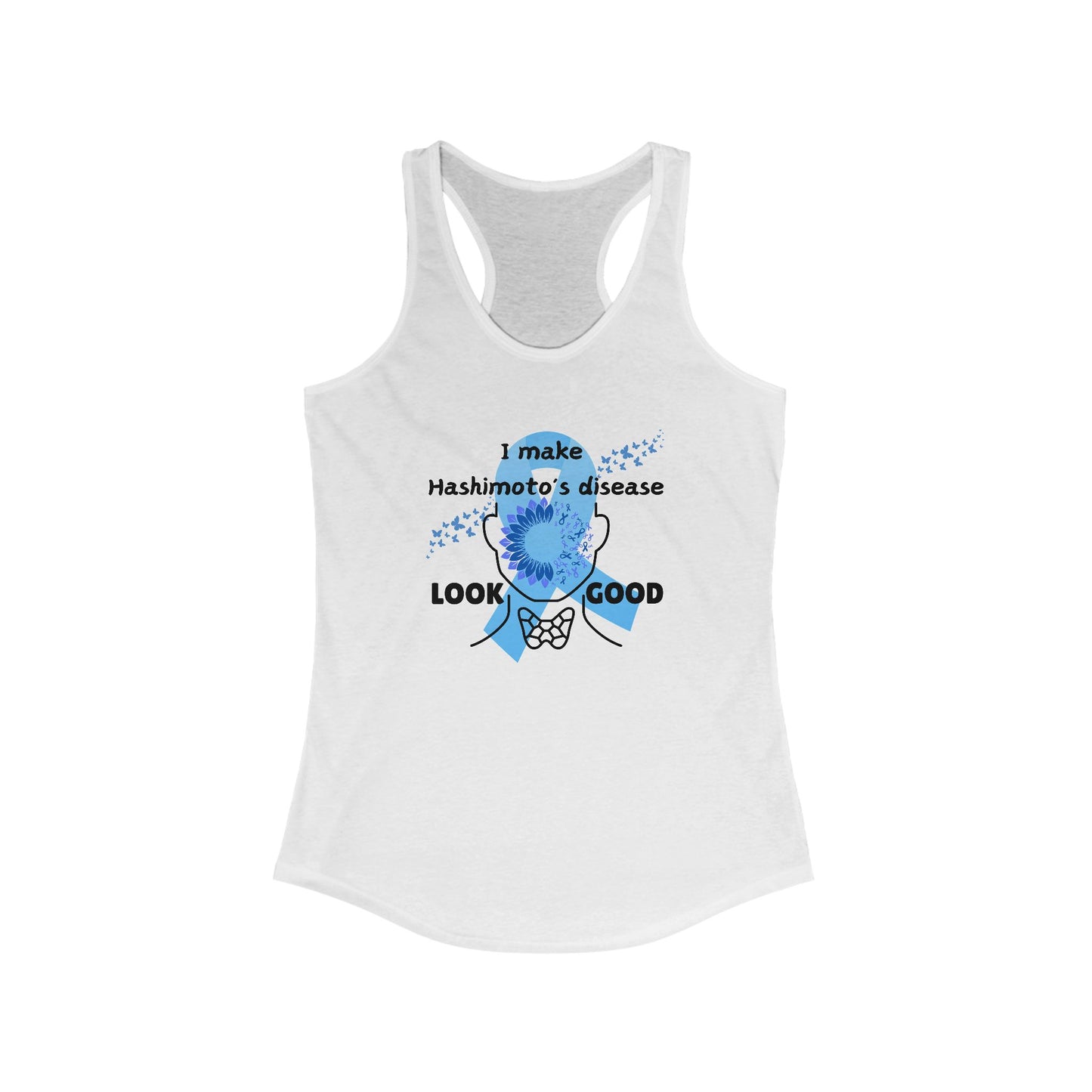 Women's Hashimoto's Disease Awareness Racerback Tank