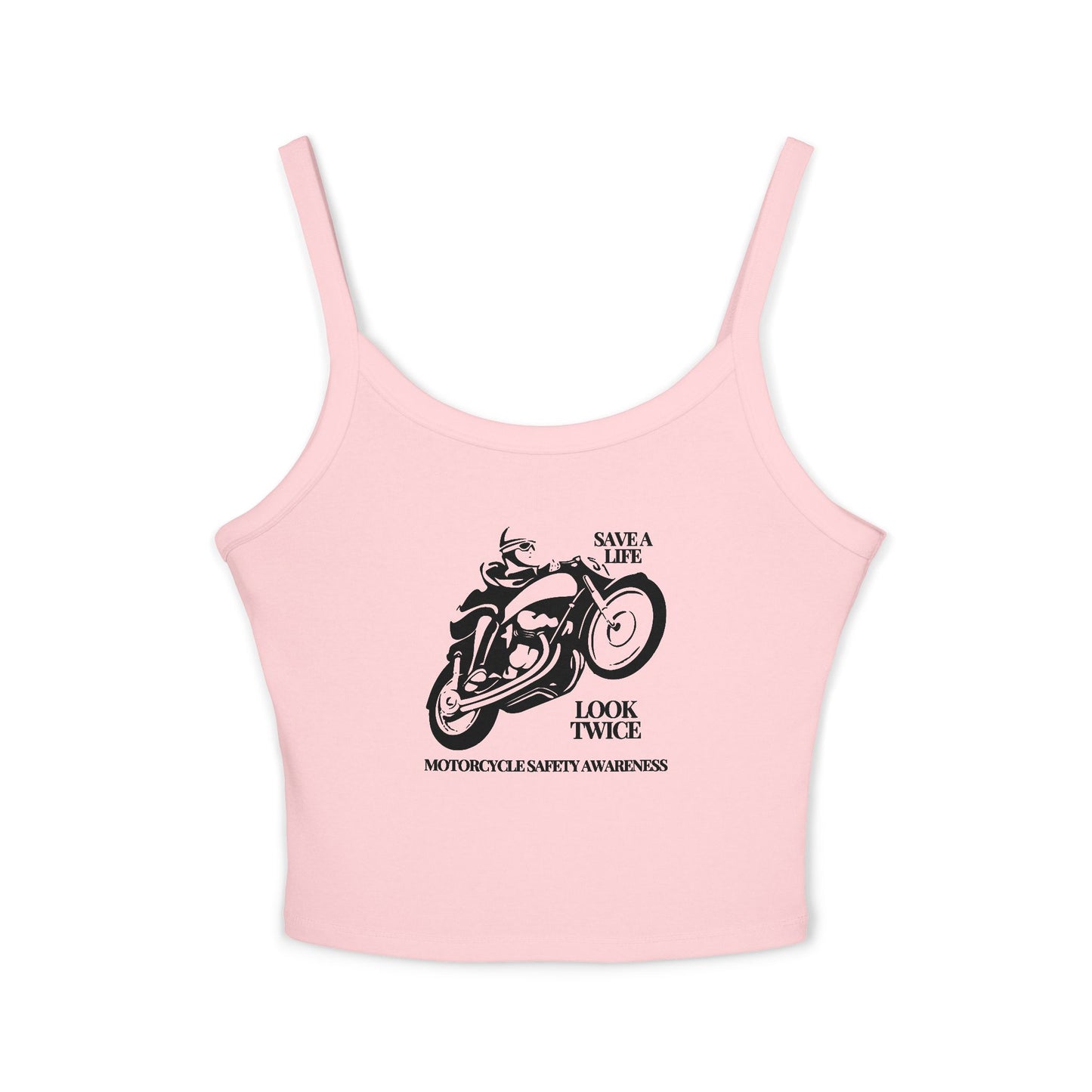 Motorcycle Safety Awareness Women's Spaghetti Strap Tank Top