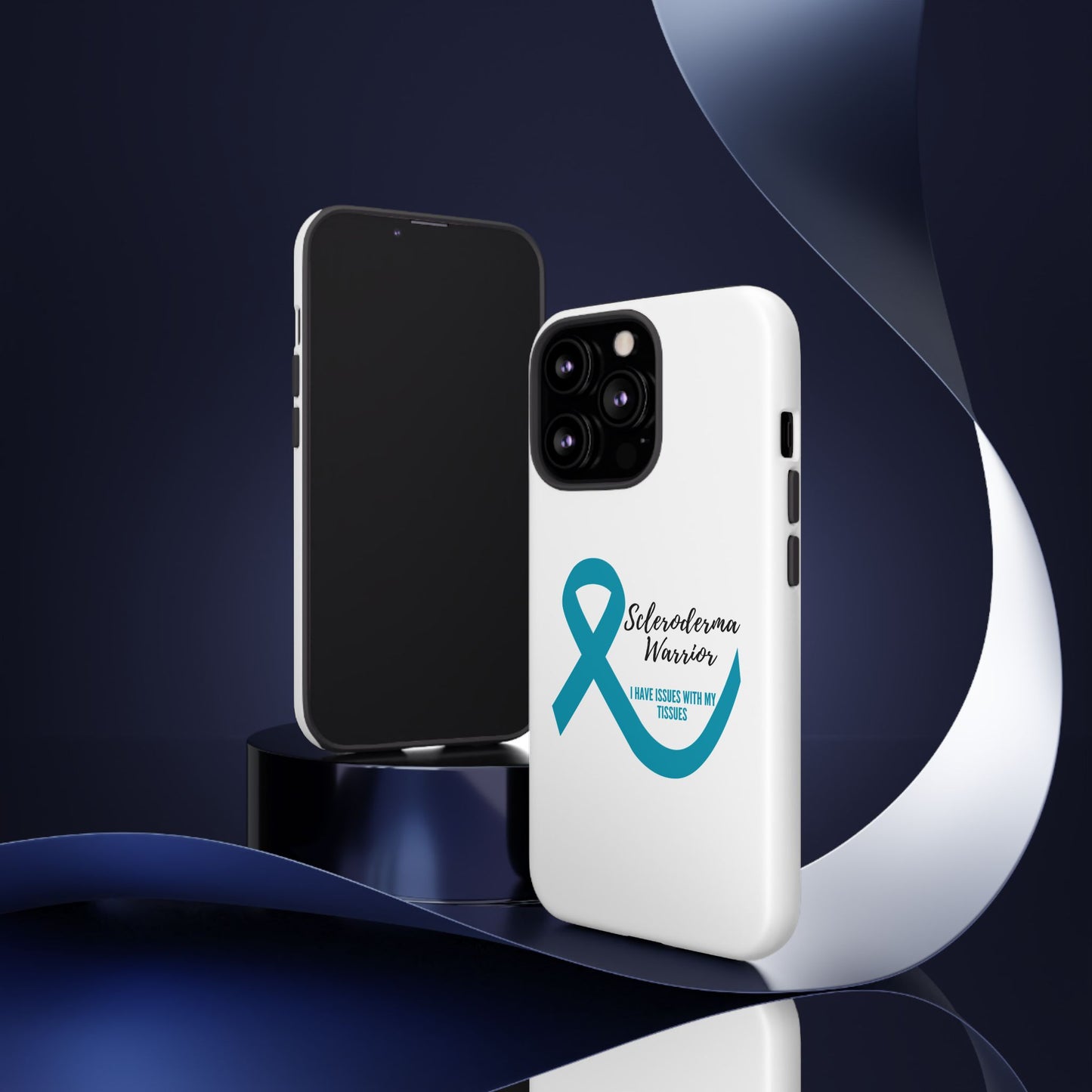 iPhone scleroderma warrior tough phone Cases