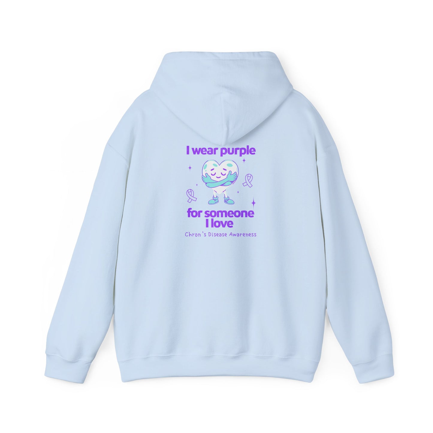 Chron's Disease Awareness I Wear Purple for Someone I Love Unisex Hoodie