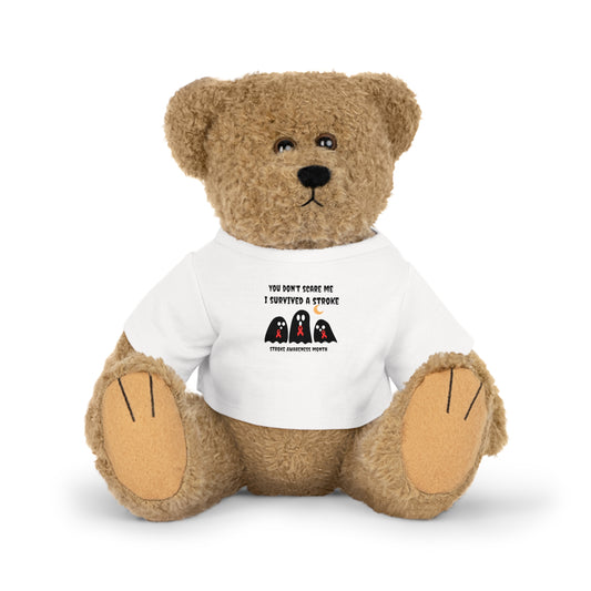 Stroke Awareness Halloween Plush Toy with T-Shirt