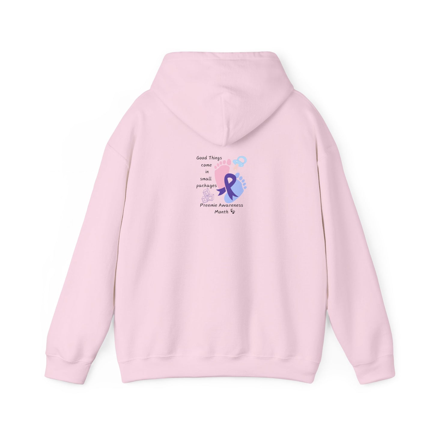 Preemie Awareness Hoodie Unisex Hooded Sweatshirt