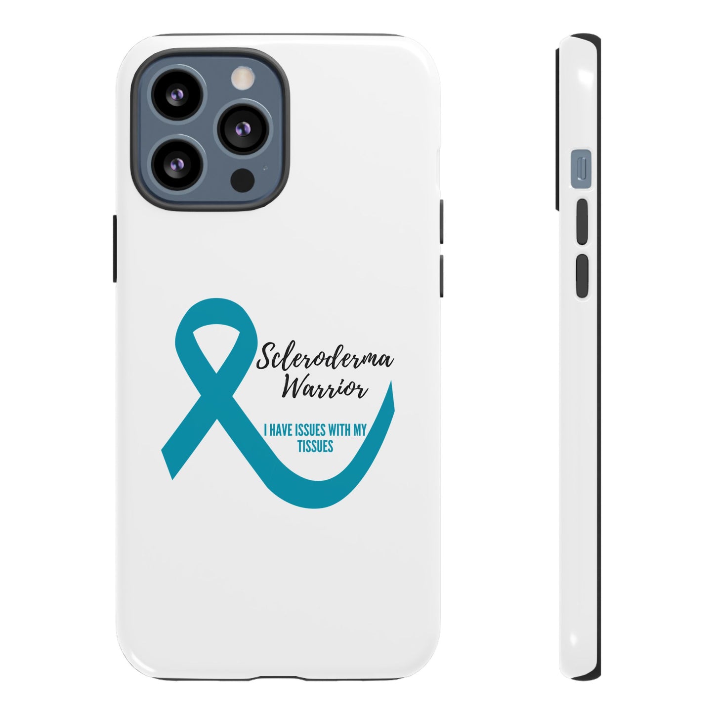 iPhone scleroderma warrior tough phone Cases