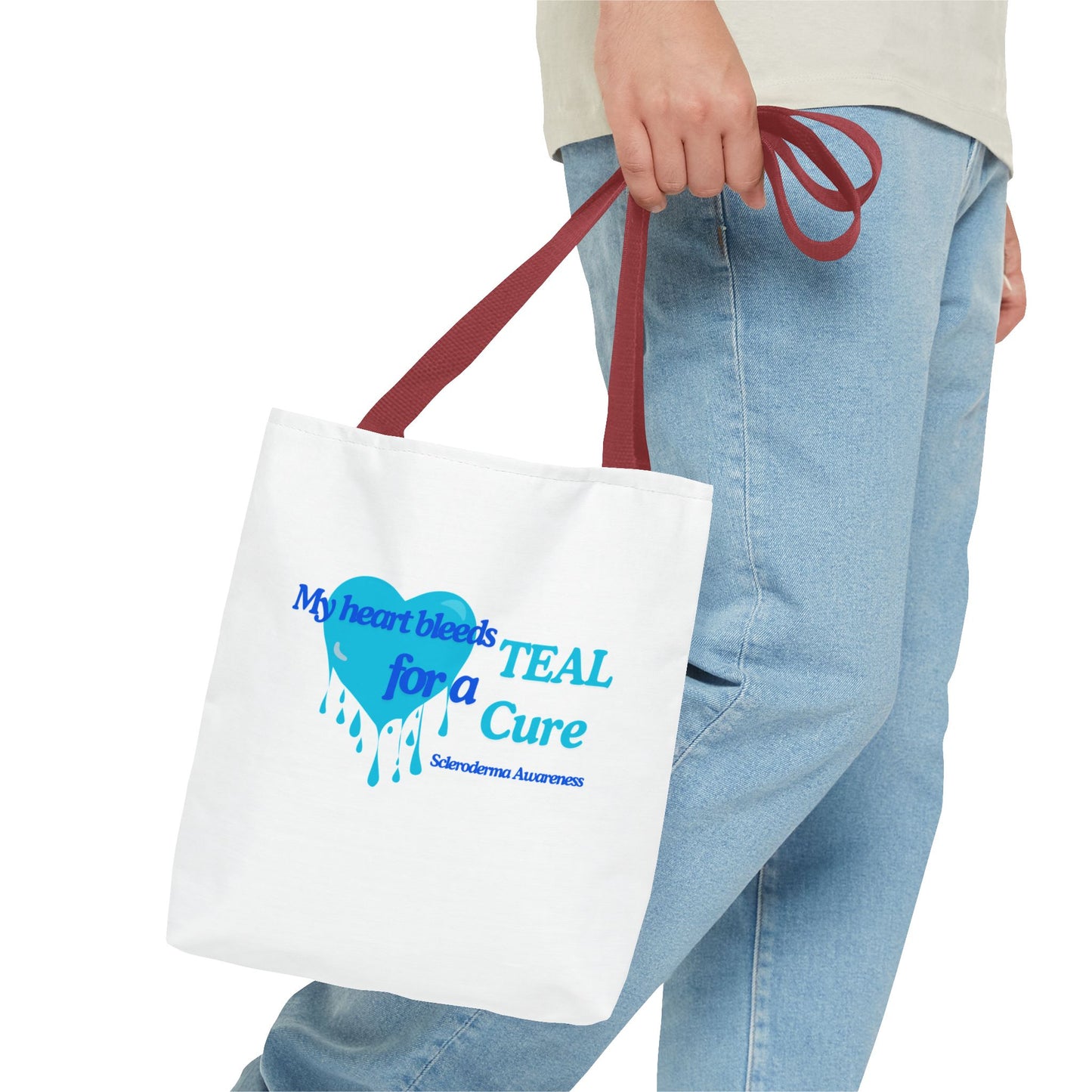 Scleroderma awareness tote bag