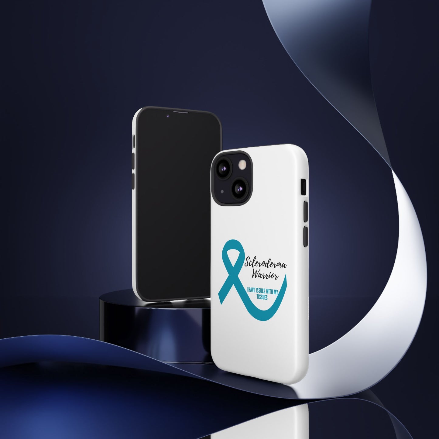 iPhone scleroderma warrior tough phone Cases