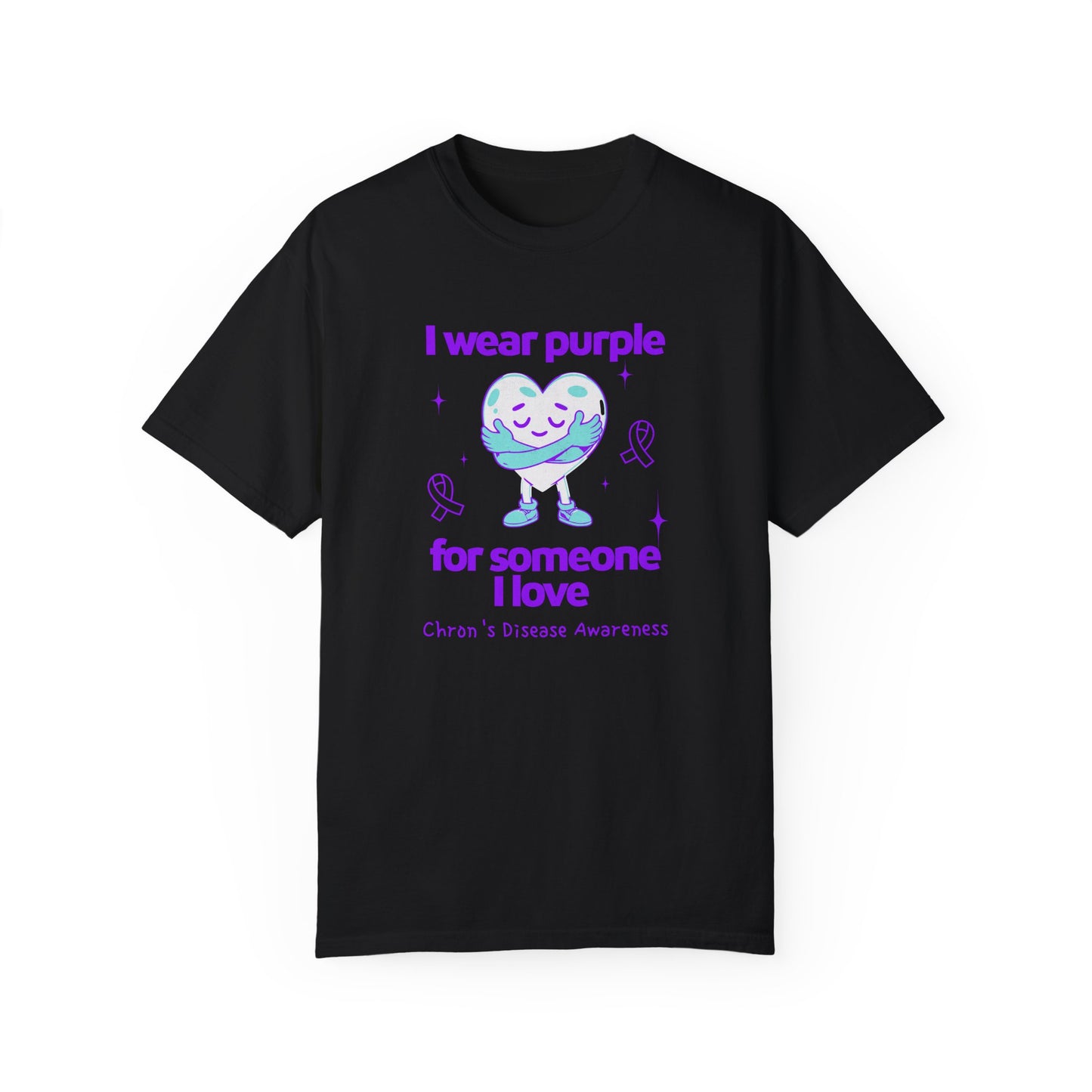 Chron's Disease Awareness I Wear Purple for Someone I Love Unisex T-shirt