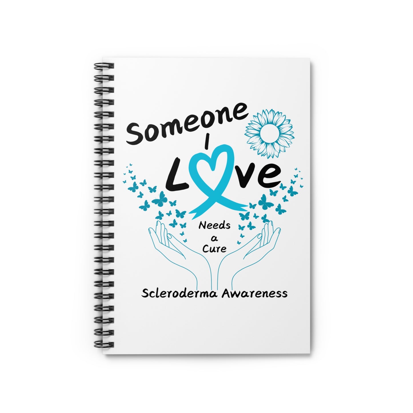 Scleroderma Awareness Spiral Notebook - Ruled Line