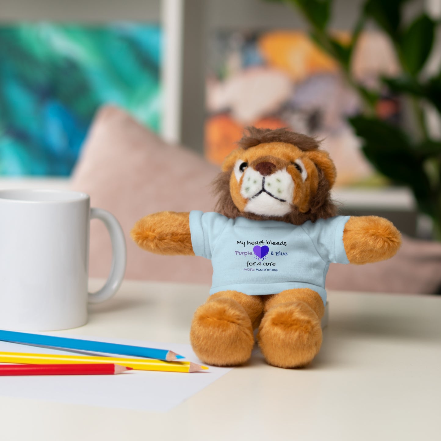 MCTD Awareness Stuffed Animals with Tee