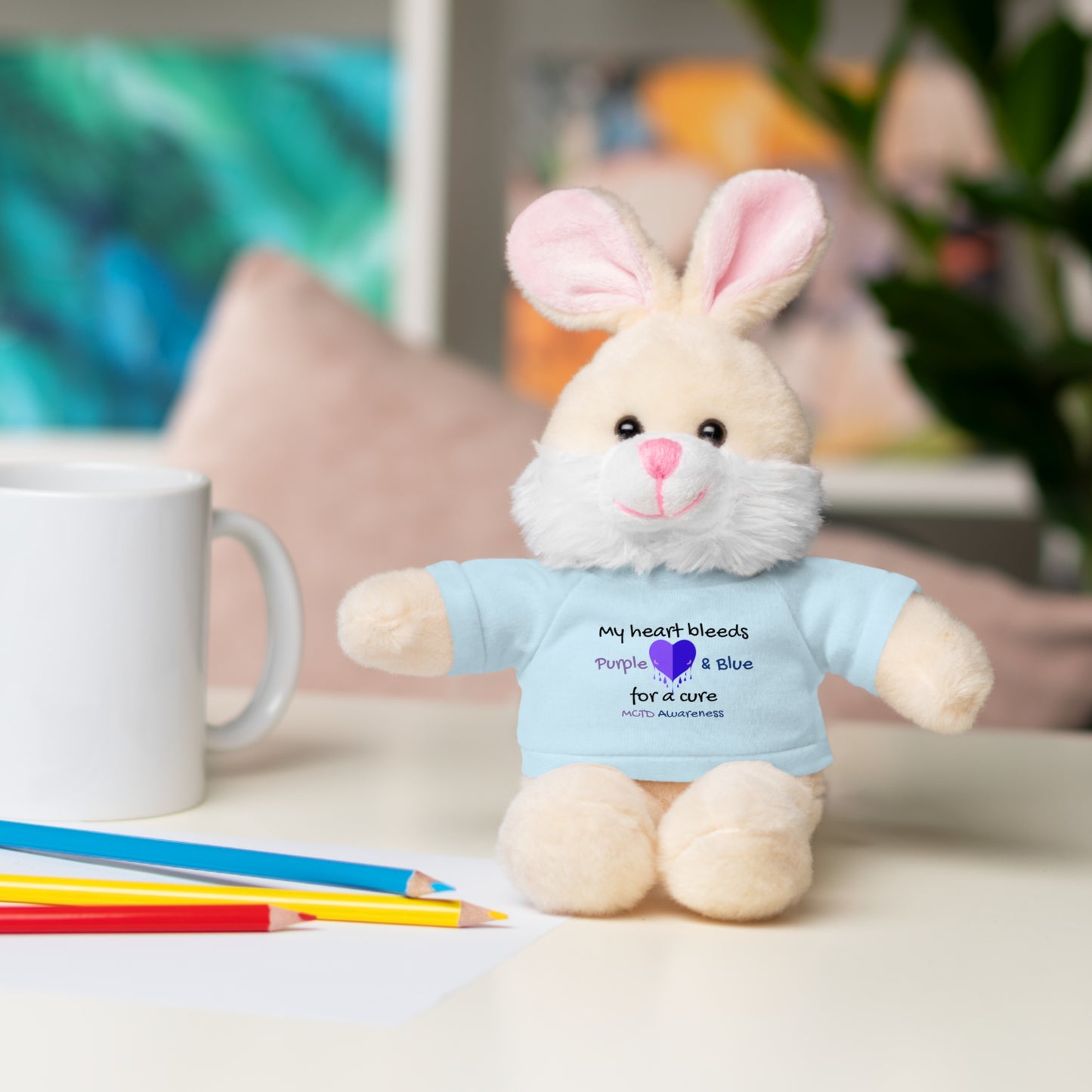 MCTD Awareness Stuffed Animals with Tee