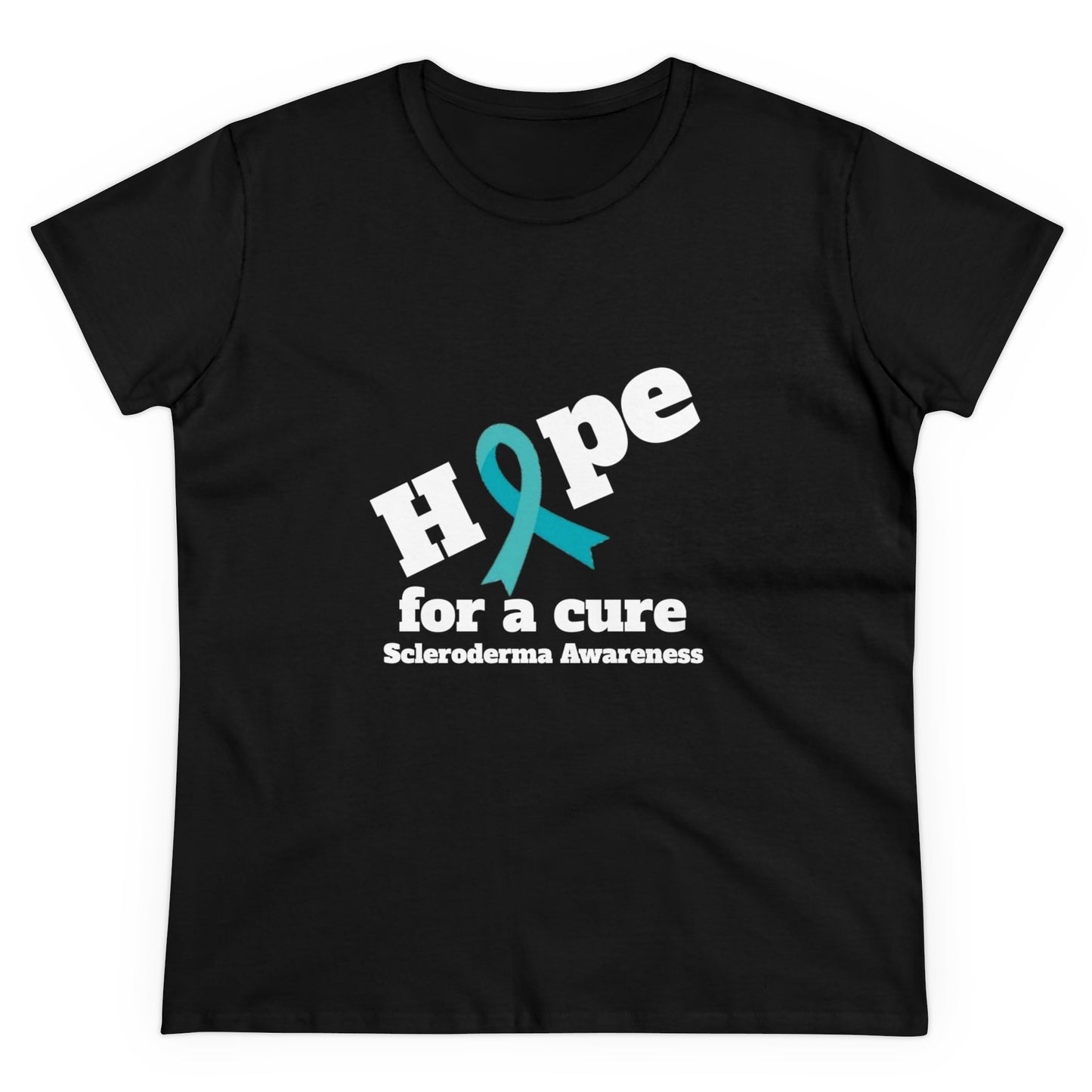 Scleroderma awareness hope for a cure Women's Midweight Cotton Tee