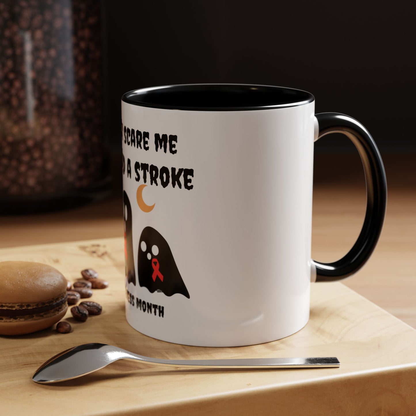 Mug - Stroke Awareness 'You Can't Scare Me I Survived a Stroke'