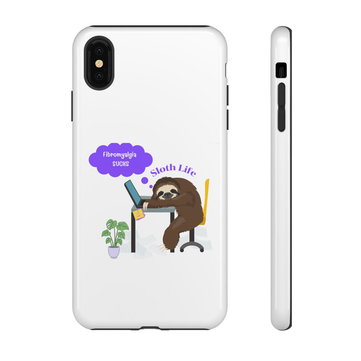 Fibromyalgia Sucks iPhone Case Tough Cases