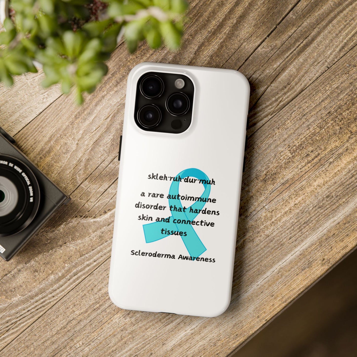 Scleroderma Awareness Defining Scleroderma  iPhone case Tough Phone Cases