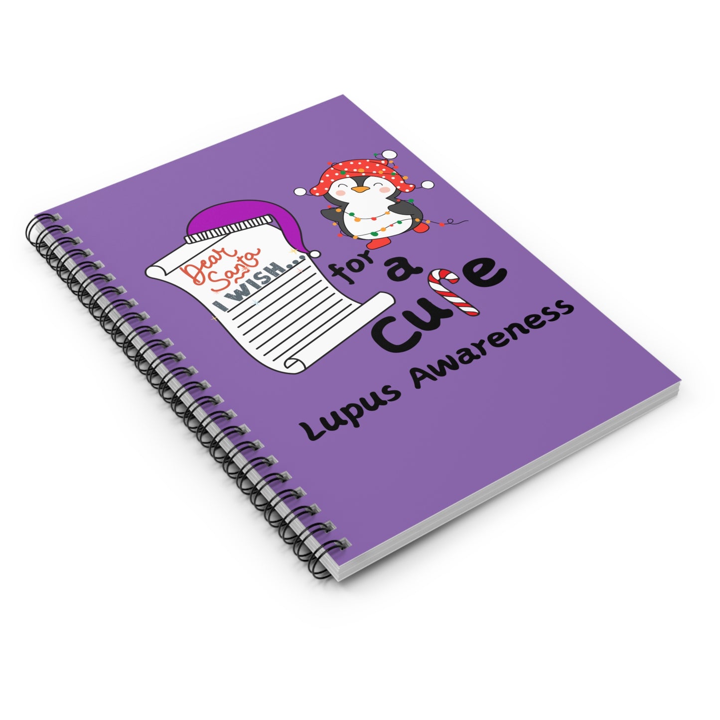 Spiral Notebook - Ruled Line, Lupus Awareness, Journals, Holiday Gift Ideas