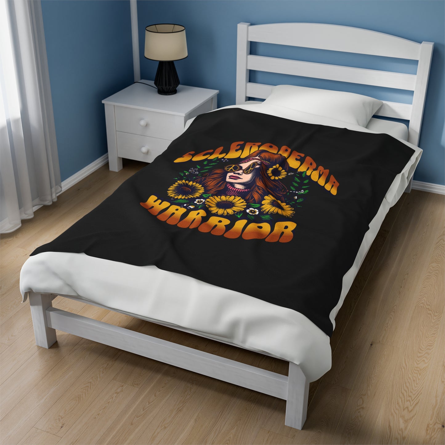 Scleroderma Warrior Velveteen Plush Blanket