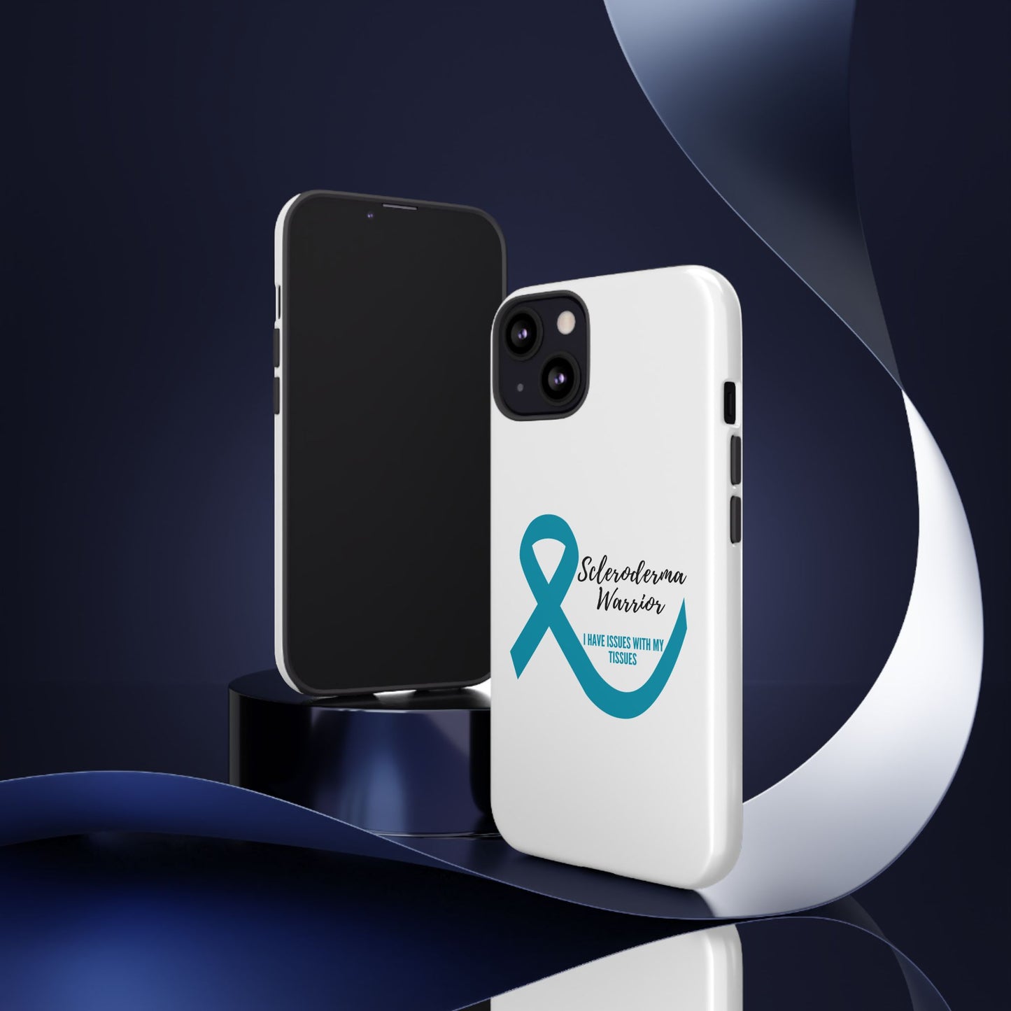 iPhone scleroderma warrior tough phone Cases