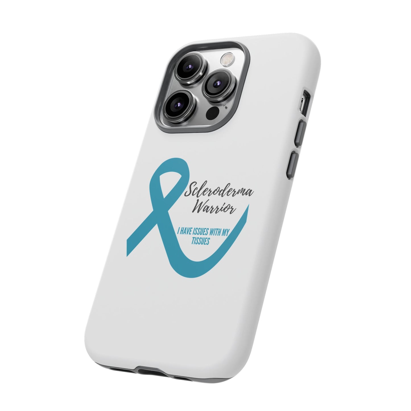 iPhone scleroderma warrior tough phone Cases