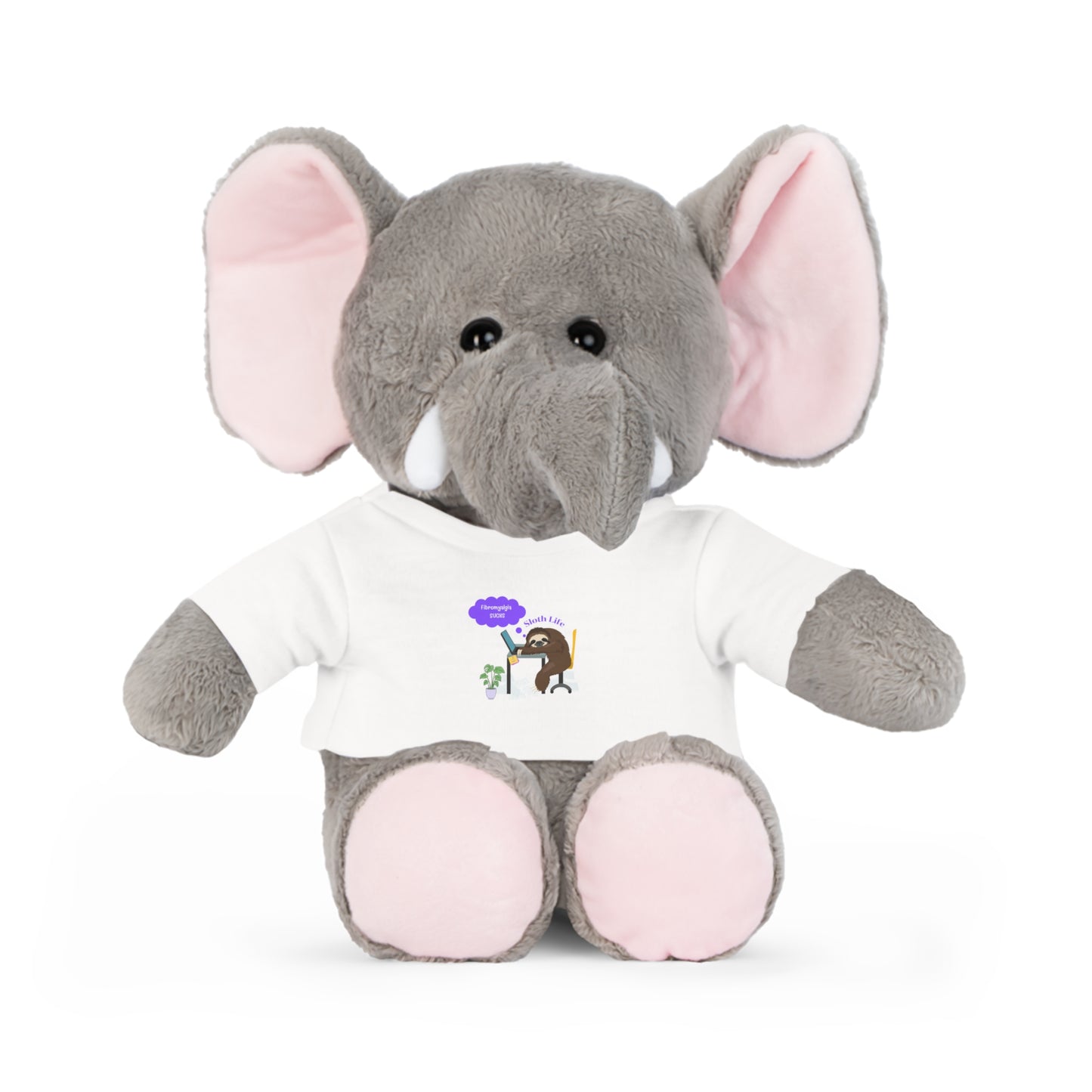 Fibromyalgia Sucks Plush Toy with T-Shirt